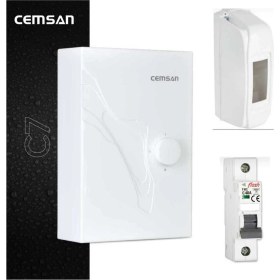 Resim Feyza Design C7 Güneş Enerji Sistemine Uyumlu Sigorta ve Kutusu Dahil Elektrikli Şofben 
