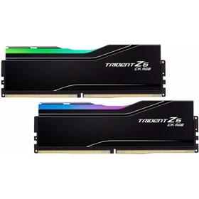 Resim Arey Gskill 48GB (2x 24GB) Ddr5 8200MHZ CL40 Rgb Dual Kıt Pc Ram Trıdent Z5 Ck F5-8200C4052G24GX2-TZ5CRK 