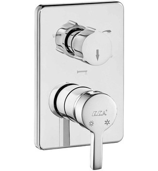 Eca Mina Ankastre Duş Banyo Bataryası Sıva Üstü 3 Yollu 102167304 Krom
