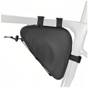 Resim Tenfowee Bisiklet Üçgen Çantası, Su Geçirmez, 900d Korumalı Malzeme, Yansıtıcı Logo, Kolay Kurulum, 0.9l Depolama, Dağ Yolu Bisikleti Ekipmanı Siyah 