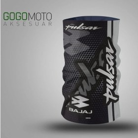 Resim Kaly Bajaj Maske-Boyunluk Gri 