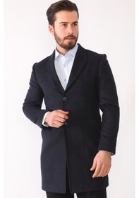 Resim Plt8398 Dewberry Erkek Palto-Lacivert-Lacivert 
