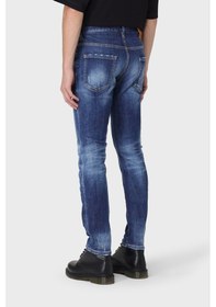 Resim Dsquared2 Erkek Kot Pantolon S71lb1357 S30872 470 Lacivert 