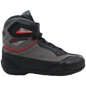 Resim Vexo Boxter Motosiklet Botu Gri Kırmızı 