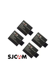 Resim Sjcam Sj4000 Sj5000 M10 Aksiyon Kamera Bataryası 4 Adet Pil Seti Çok Renkli 