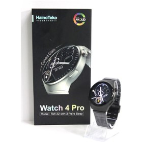 Resim LaraThec Haino Teko Watch 4 Pro RW32 Curved Amoled Ekran 3 Kordon Akıllı Saat 