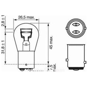 Resim BOSCH SEAT ALTEA 1016 Ampul / Sinyal Ampulü 2004 - 2007 