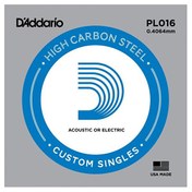 Resim D'Addario PL016 Tek Elektro Gitar Teli (16) 