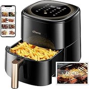 Resim Ultenic K10 Airfryer, Fritöz, 5 Litre XL, 1500 W, Siyah 