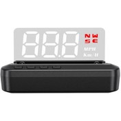 Resim Youmex Araç Hud Gösterge Projeksiyon Cihazı - Gps Hız Alarmı Ve Yorgunluk Uyarısı İle Güvenli Sürüş 