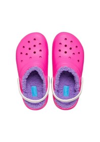 Resim Crocs 207010 Classic Lined Clog K Pembe Çocuk Terlik Pembe 
