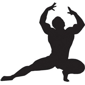 Resim Body Gym Folyo Sticker Derstv1088 50cm Uzunluk Siyah 