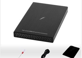 Resim FRISBY 2.5" USB 2.0 FHC-2525B Alüminyum Harddisk Kutusu Siyah 