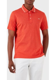 Resim Paul & Shark Erkek Polo Yaka T Shirt 23411248 277 Turuncu 