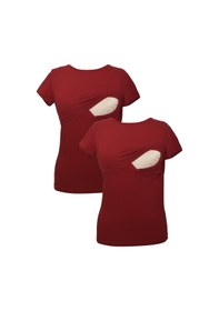 Resim Luvmabelly Myra2502_2502 Emzirme Tshirt Seti 