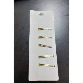 Resim MCM Group Gold Tema 5 Li Set Saç Tokası Seti Çoklu Figürlü Toka Seti - Kalp- Kelebek - Min 