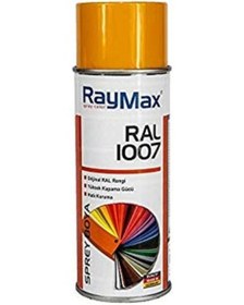 Resim Raymax Akrilik Sprey Ral 1007 Krom Sarı 400 ML. Made in Germany. 