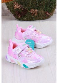 Resim Vicco 346.p25y.177 Pembe Gelato Hafif Rahat Işıklı Kız Çocuk Ayakkabı Pembe 