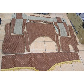 Resim pozantiaksesuardunyasi F MAX KAPİTONELİ DERİ DÖŞEME KOLTUK KILIFI VE TABAN HALI TAKIMI 