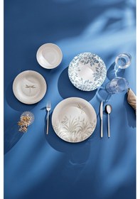 Resim Emsan Adeline 24 Parça 6 Kişilik Yemek Takımı Yuvarlak 