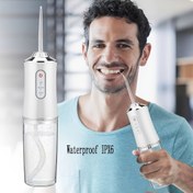 Resim Akıllı Çipli Elektrikli Su Flosser, Hassas Basın Kontrolü için 360° Dönebilen Nozul - Derin Diş ve Diş Temizliği, USB Şarj Edilebilir, IPX6, İdeal Babalar Günü Hediyesi, Diş Temizleyici|Ergonomik Tasarım|Taşınabilir Diş Flosser, Diş Odası Dekoru 