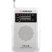 Resim Sonivox VS-R115 Analog Radyo Gümüş Renk 