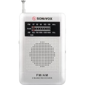 Resim Sonivox VS-R115 Analog Radyo Gümüş Renk 
