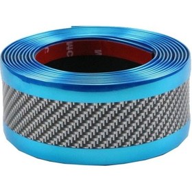 Resim Sones 1m Araç Tamponu Çarpışma Önleyici Şerit, Renk: İki Renkli Mavi 5cm 