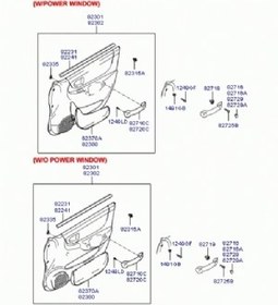 Resim Hyundai Accent Admira Sağ Ön Kapı Döşemesi 