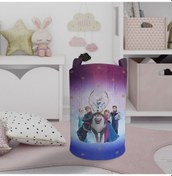 Resim Mekta Home Bebek Ve Çocuk Odası Karlar Ülkesi Mor Desenli Oyuncak Sepeti Renkli Çok Renkli 