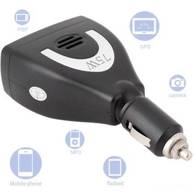 Resim Xindoker 12v'den 220v Ve Usb 5v'ye Dönüştürücü, 75w Araç Inverteri, Taşınabilir, Otogaz Turları Ve Çalışma İçin Uygun 