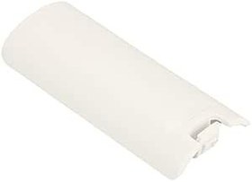 Resim VANJUNN Nintendo Wii Uzaktan Kumanda için Arka Kapak Oyun Pedi Pil Kılıfı Kapağı (Beyaz) 