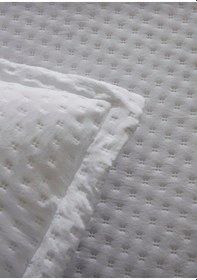 Resim Karaca Home Breeze Soft Çift Kişilik Yatak Örtüsü Takımı Ekru Be Beyaz 