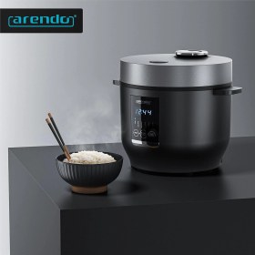 Resim Arendo 2l Pilav Pişirici, Buharlı, Yapışmaz Kaplamalı, Dijital Ekranlı, 5 Programlı, 350w 