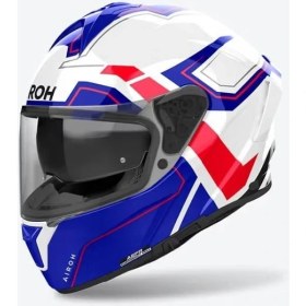 Resim Aıroh Spark 2 Dart Blue Red Gloss Kask 
