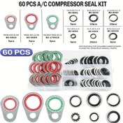 Resim Hightower 60 Parça 9 Ebatlı Ac O-ring Ve Conta Kitleri, Otomotiv Klima Kompresörü Conta Seti 