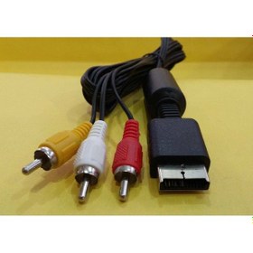 Resim Playstation 2 3 Ps2 Ps3 Tv Av Bağlantı Kablosu 