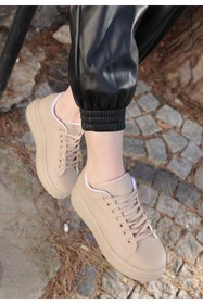 Resim tomıross Tomiross-Carol Kadın Poli Taban Bağcıklı Spor Sneaker Ayakkabı CRL-2810 