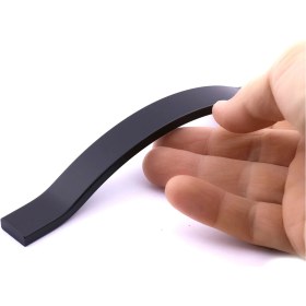 Resim Nzb Mobilya Çekmece Kolu Mutfak Dolabı ve Kapak Kulpları Dayanıklı Siyah Metal Kulp 128 mm 