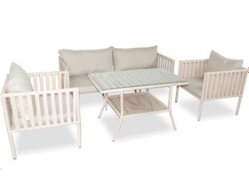 Resim London Oturma Takımı 5 Kişilik - Kum 