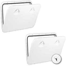 Resim TOP LINE Hatch, Siyah, 460x525mm, ISO12216 