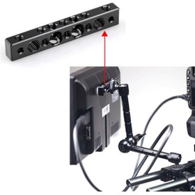Resim SmallRig 1091 Baseplate Barı 1/4 İnç ve 3/8 İnç Vida Deliği 