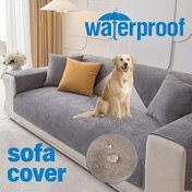 Resim 1 adet Koltuk Örtüsü, Evcil Hayvan Koltuğu Matı, Kediler için Çizilmeye Karşı Koruma, Kaymaz Taban, Yatak Odası, Oturma Odası Koltuğu, Araba Koltuk Minderi için Uygun, Tüm Mevsimler için Dayanıklı ve Kaymaz 