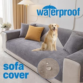 Resim 1 adet Koltuk Örtüsü, Evcil Hayvan Koltuğu Matı, Kediler için Çizilmeye Karşı Koruma, Kaymaz Taban, Yatak Odası, Oturma Odası Koltuğu, Araba Koltuk Minderi için Uygun, Tüm Mevsimler için Dayanıklı ve Kaymaz 