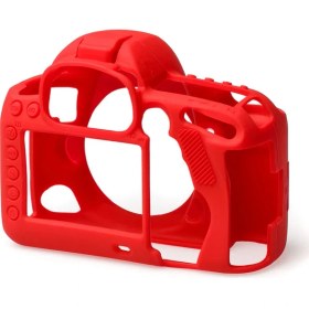 Resim EasyCover Canon 5D Mark IV Silikon Kılıf ECC5DIVR (Kırmızı) 