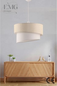 Resim Genel Markalar Galaxy Modern Kumaş Başlıklı 2 Katlı Yatak Odası Çocuk Odası Salon Mutfak Hol Avize 