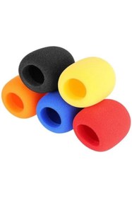 Resim Yıldızan Newshpings 5'li Standart 5 Renk El Mikrofon Süngeri (Sarı-Turuncu-Kırmızı-Mavi-Siyah) 1175713 