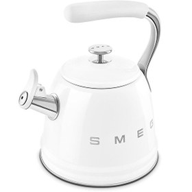 Resim Smeg 50's Style Beyaz Set Üstü Düdüklü Kettle 2.3 Lt 