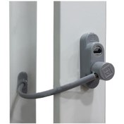 Resim 5 Adet Penkid Çelik Halatlı Pvc Pencere Çocuk Emniyet Kilidi Gri 