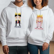 Resim Kral ve Kraliçe Sevgili Sweatshirt 